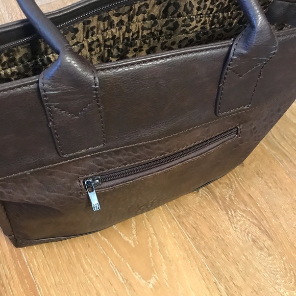 Hilary Radley Brown Leather Tote - Picture 3 of 7